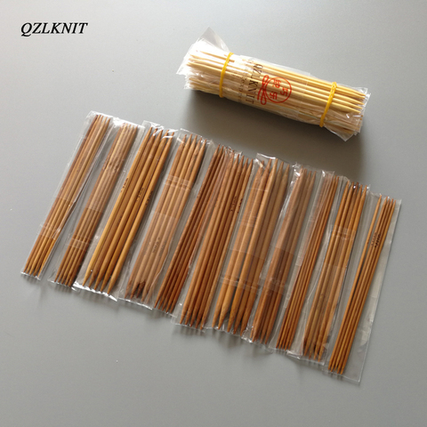 QZLKNIT 11 sizes/set 13cm Double Pointed Mini Short Bamboo Knitting Needles Sweater Knitting baby gloves and socks needle ► Photo 1/6