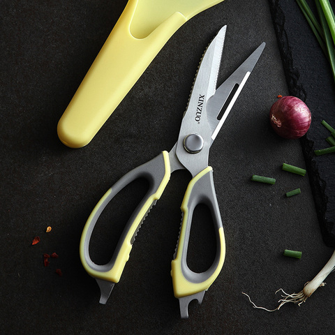 XINZUO Kitchen Scissors Knife Stainless Steel Multifunction Meat Fruit Fish Chicken Bone Cutter Shears Household Cooking Tools ► Photo 1/5