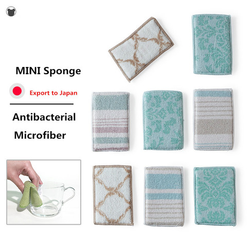 5pcs Magic kitchen sponge shower room scouring pad office Bathroom cleaning mini nano anti-microbial sponges eraser table cloth ► Photo 1/6