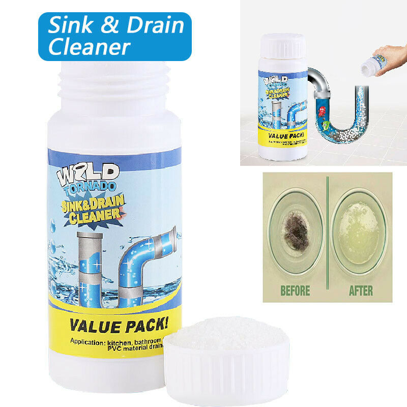 Powerful Sink Drain Cleaner Portable Powder Cleaning Tool Super Clog B8P1 