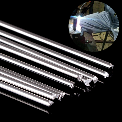 10pcs Low Temperature Easy Melt Welding Rods Silver Aluminum Weld Bars Metal Soldering Brazing Rods with Corrosion Resistance ► Photo 1/6