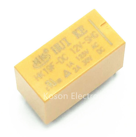 1 Pcs DC 12V SHG Coil DPDT 8 Pin 2NO 2NC Mini Power Relays PCB Type HUI KE HK19F HK19F-DC12V-SHG ► Photo 1/1