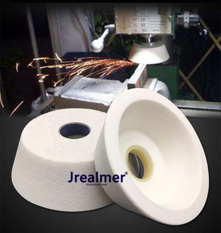 Jrealmer 1pcs Cup-shaped Dia70/100/125mm White corundum grinding