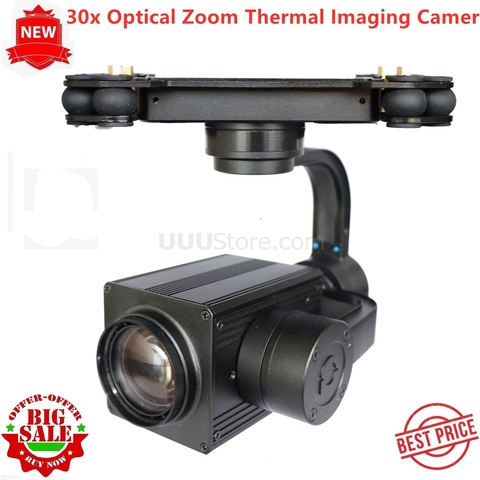 5-30KM 30x Optical Zoom UAV Drone Infrared Camera & 3-Axis Stabilizer And Automatic Tracking ► Photo 1/1