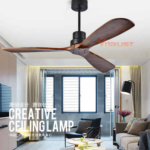 Industrial Vintage Ceiling Fan, Vintage Ceiling Fan With Light And Remote