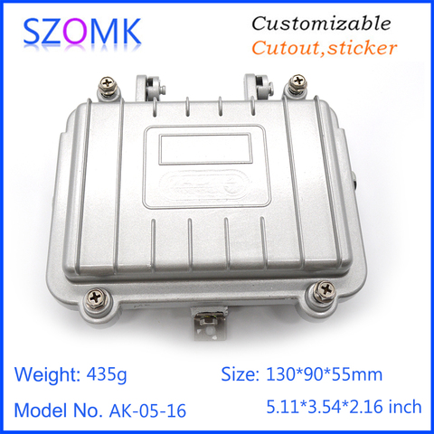 one piece Cast aluminum amplifier housing IP68 waterproof Sealed box housing for electronics SZOMK junction box for outdoor case ► Photo 1/6