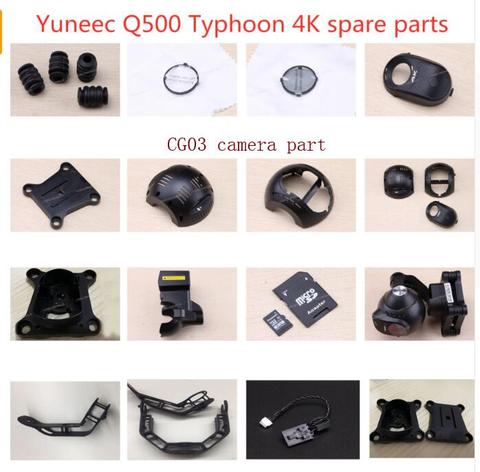 Yuneec Typhoon Q500 4K CG03 camera spare parts shell Damping ball UV filter ND gray mirror Upper lower slot cover Cable Card ► Photo 1/1