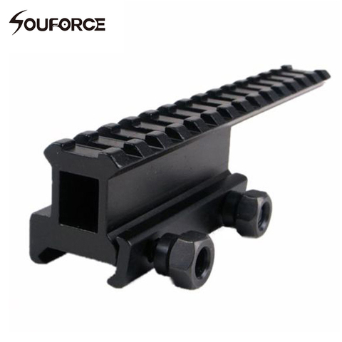 Alonefire D2006-A 11 to 21 mm Extend Rail Dovetail Base Weaver Picatinny  Adapter Airsoft Rifle Shot gun Laser Sight Scope Mounts - Price history &  Review