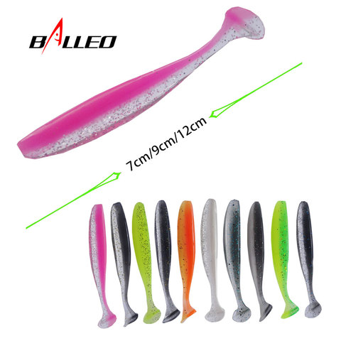 Balleo Easy Shiner 10colors soft lure 7cm/9cm/12cm Fishing lure Shad Silicone bait Soft Plastic Bait  Feeder For Pike fishing ► Photo 1/6