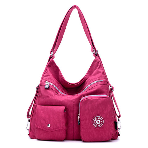 2022 Women's Handbag Large Capacity crossbody bag Canvas Tote Casual Multi-pocket Mother bag fashion Ladies Shoulder Bags Tote ► Photo 1/6