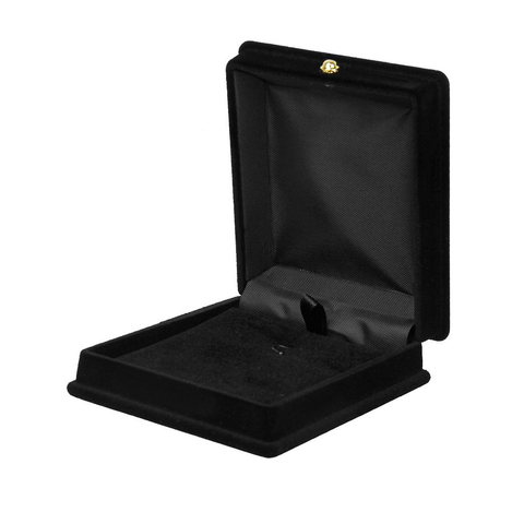 1 x Velvet Necklace Chain Jewelry Display Storage Box Gift Case Holder Organizer---Black ► Photo 1/4