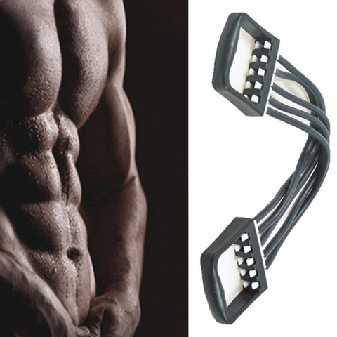 Profession Resistance Chest Expander Strong Cable Band Puller Exercise Fitness Can Removable 5 Latex Tube Spring Exerciser ► Photo 1/6