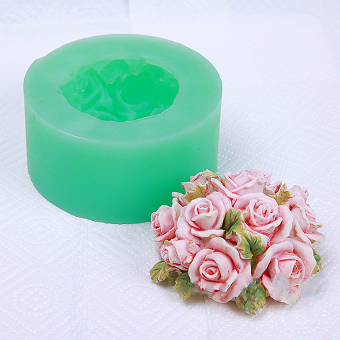 DIY 3D Flower Decoration Silicone Molds Decorating Chocolate Silicon Soap Mold Fondant Cake Decoration Silica Gel Mold ► Photo 1/6