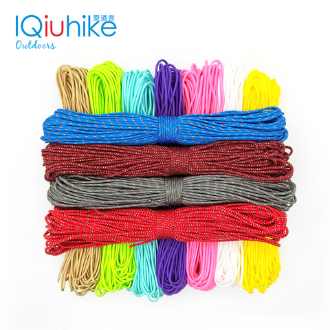 IQiuhike Paracord 2mm 50FT (15Meters) One Stand Cores Paracord Rope Cuerda Escalada Paracorde Bracelets Paracord Cord ► Photo 1/6