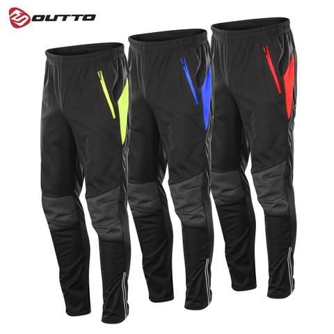 Outto Thermal Fleece Cycling Waterproof Pants Men's Winter Windproof Breathable Sports Outdoor Trousers ► Photo 1/6