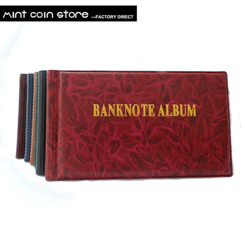OEM 40 openings Banknote album, Paper money currency stock collection protection album ► Photo 1/6