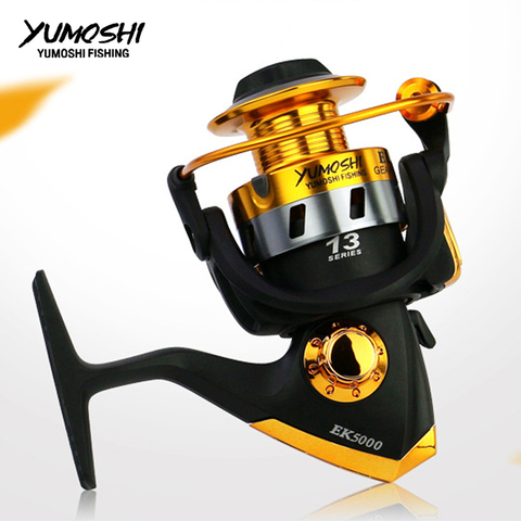 yumoshi New Spinning Fishing Reel Metal Spool 12BB Bearing Balls 1000-7000 Series Fishing Wheel ► Photo 1/6