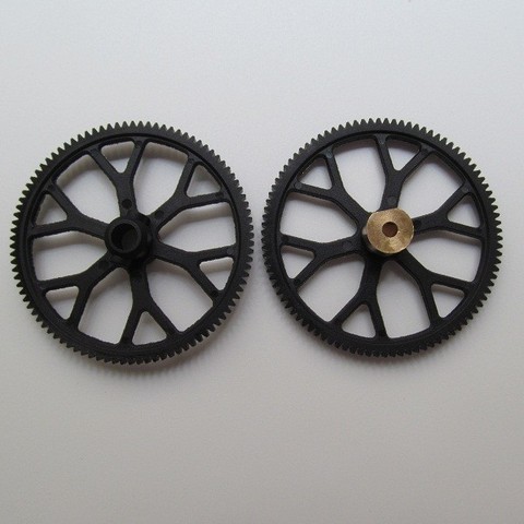 Remote control helicopter parts/rc helicopter DH 9053 spare parts/DH 9101 9050 9118 main gear 9053-08 upper lower ► Photo 1/1