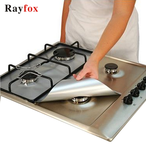 Rayfox Gas Stove Protectors 1pc Reusable Gas Stove Burner Cover Liner Mat Fire Injuries Protection Kitchen Accessories Gadgets F ► Photo 1/6