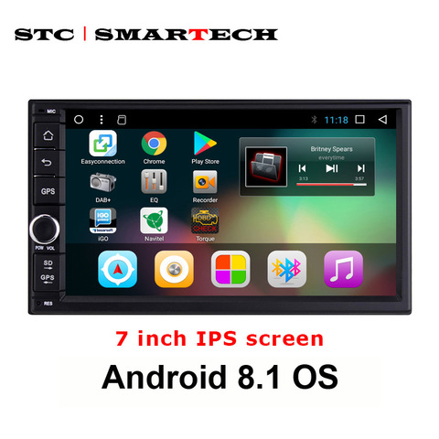 SMARTECH 2din Android 7.1 Car GPS Navigation Autoradio System For Nissan Toyota Suzuki Hyundai Honda Support DAB DVR TPMS OBD 4G ► Photo 1/6