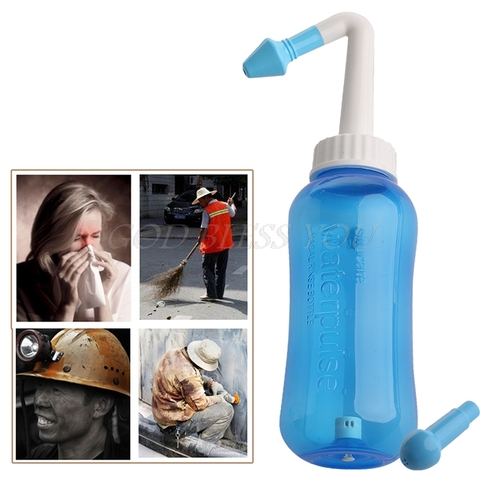 Nose Wash System Sinus & Allergies Relief Nasal Pressure Rinse Neti Pot Nose Trimmer Drop Shipping ► Photo 1/6