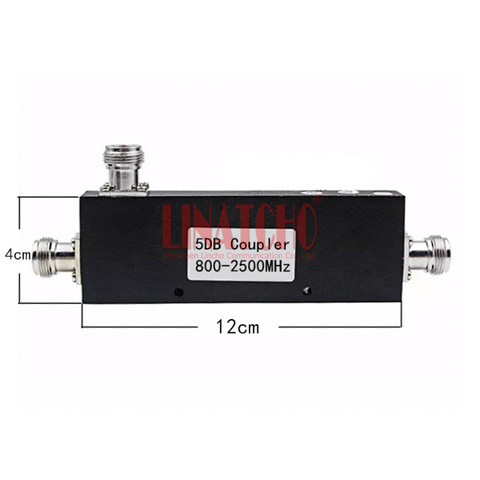 5dB signal coupler divider frequency 800-2500Mhz coupling directional coupler Signal Booster Coupler ► Photo 1/5