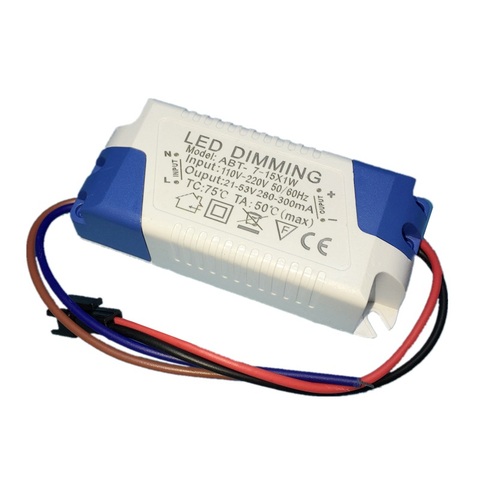 Dimmable LED Driver 3W 7W 12W 15W 18W 24W Power Supply constant current Light Adapter Transformer 300mA For LED Downlight Dimmer ► Photo 1/6