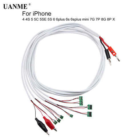 UANME Original DC Power Supply Phone Current Test Cable for Apple iPhone X 8P 8G 7G 6S 6 5S 5G 5 4S Test Wire Repair Tools ► Photo 1/6