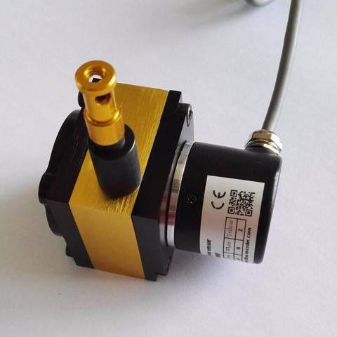 CALT 1000mm Range Draw Wire Displacement Sensor Linear Rope Encoder String Pot Potentiometer Type Hot On Sale ► Photo 1/3