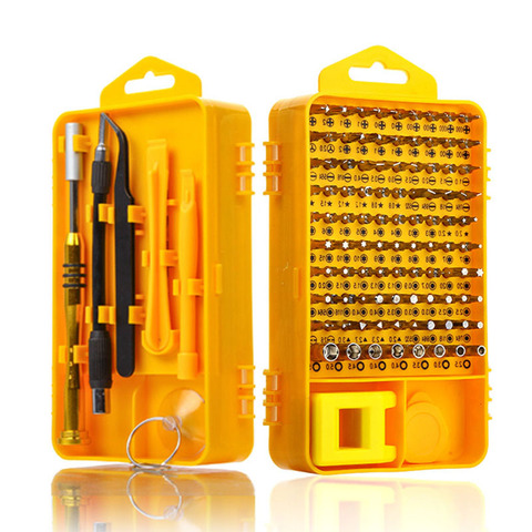 108 in 1 Screwdriver Sets Multi-function Computer Repair Tool Kit Essential Tools Digital Mobile Cell Phone Tablet PC Repair ► Photo 1/6