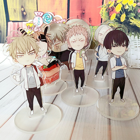 New 19 Days Mini Comic Characters Figurines Acrylic Ornaments Mo Guan Shan Anime Around Fans Gift ► Photo 1/6