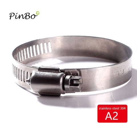 Free shipping 2-20pcs/set all size  Stainless Steel 304 Worm Drive high qulity Hose Clamp - Fuel Pipe Tube Clips water ► Photo 1/6