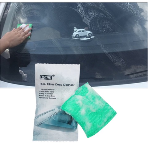 Car Glass Oil Film Scratch Removing Cleaning Washing Sponge Removed Dirt Scratches Grease Resins Repair Sponge Universal ► Photo 1/6