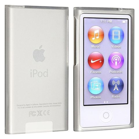 New Frost Clear White TPU Gel Rubber Soft Silicone Skin Case Cover For Apple iPod Nano 7th Gen 7 7G nano7 coque fundas ► Photo 1/3