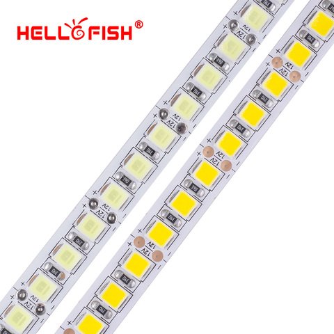 LED Strip Light diode LED light tape backlight 12V 5m 600 LED 5054 IP67 waterproof white warm white ► Photo 1/6