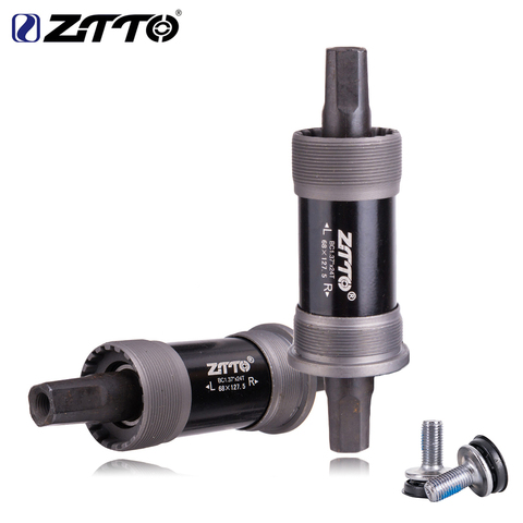 ZTTO MTB BSA Bicycle Bottom Bracket 107 110.5 118 124.5mm Quare Hole Crank Axis bicycle parts for Square Tapered Crankset ► Photo 1/6