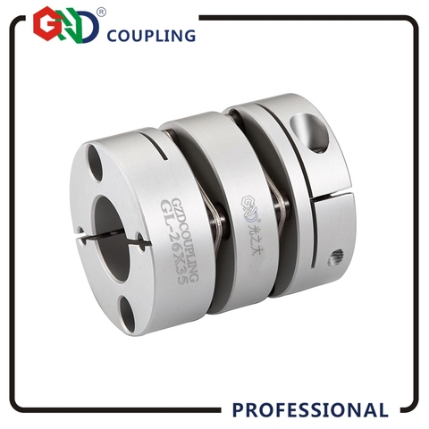Coupler High torque D26 L35 double diaphragm inner bore 5-14 coupling disc elastic torsionally flexible coupling GCPW motor ► Photo 1/5