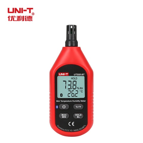 Bluetooth Digital Electronic Temperature and Humidity Meter Gauge ( Thermometer and Hygrometer in one with LCD Display) 