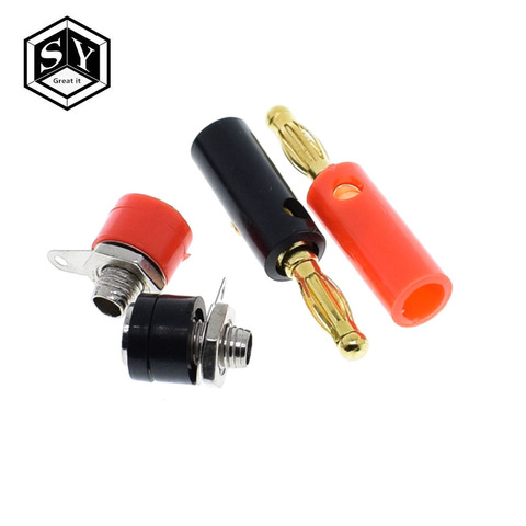 1set Great IT Male And Female J072 4mm Banana Plug Male And Female To Insert Connector Banana Pin DIY Model Parts ► Photo 1/6