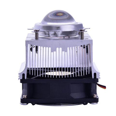 Aluminium Heat Sink Cooling Fan 20-100W LED radiator 60-90degree 44mm Lens + Reflector Bracket DC12V 1.25A led Driver ► Photo 1/5