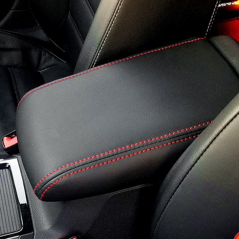 Car Center Control Armrest Box Microfiber Leather Trim Cover For VW Golf 6 MK6 2010 2011 2012 2013 ► Photo 1/6