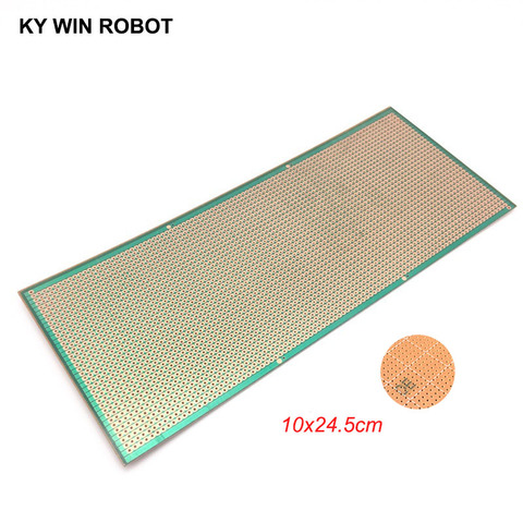 1pcs DIY 10x24.5 10*24.5CM Prototype Paper PCB Universal Experiment Matrix Circuit Board Single Row Continuous Hole 100x245mm ► Photo 1/6