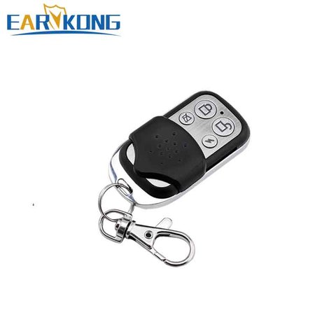 433MHz Wireless Remote Controller Metal Key Chain 4 Keys Only For Our Wifi / PSTN / GSM Home Burglar Security Alarm System ► Photo 1/6