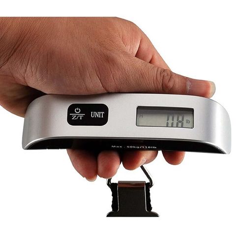 Digital Electronic Luggage Scales 50kg/110lb Portable Hanging Suitcase Bag Weighing Scale Travel Accessories Belt Steelyard ► Photo 1/6
