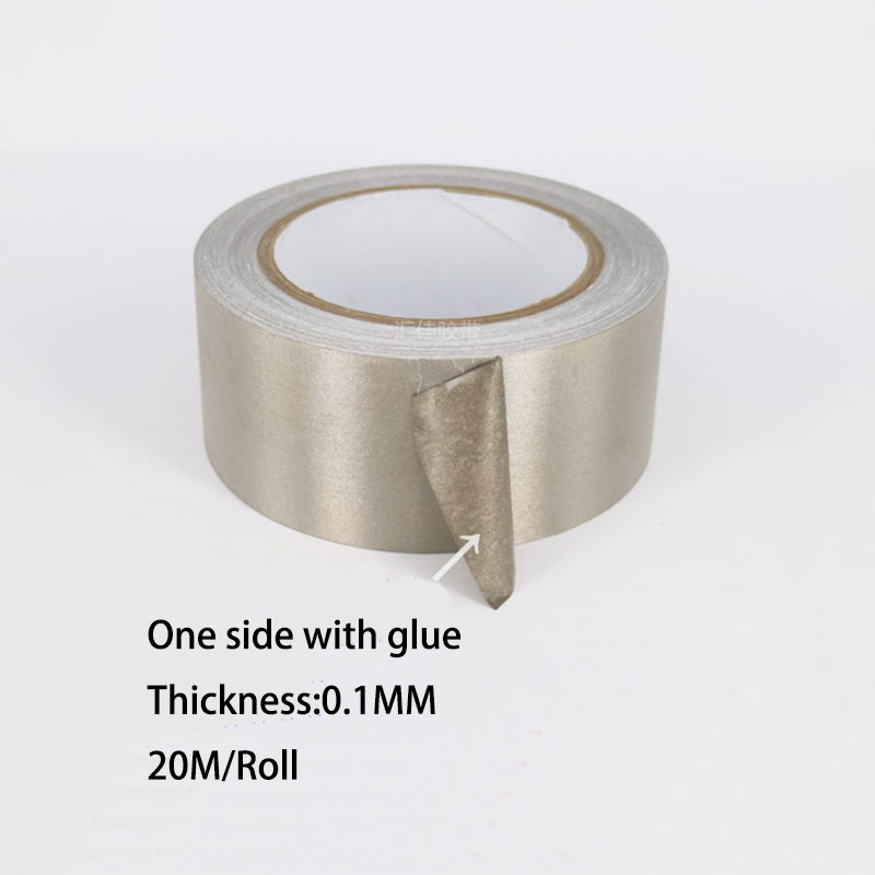 New 10mm Silver Double Sided Conductive Cloth Fabric Tape LCD Phone EMI Shield