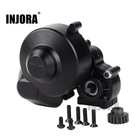 INJORA Plastic Complete Center Gearbox Transmission Box with Gear for Axial SCX10 SCX10 II 90046 90047 1/10 RC Crawler Car ► Photo 1/6