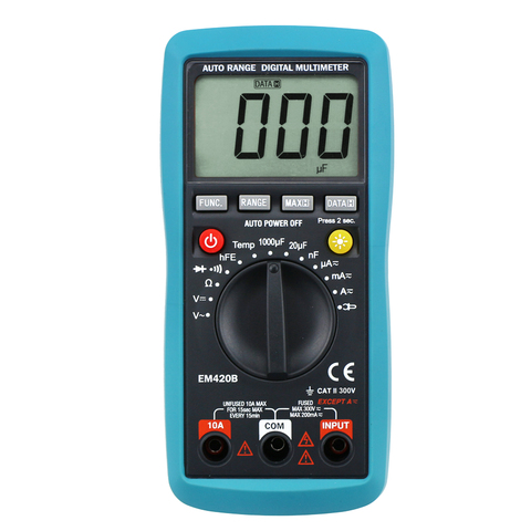 ALL SUN Digital Multimeter Diode Transistor Battery Tester  AC/DC Ammeter Voltmeter Ohm Portable Meter voltage meter EM420B ► Photo 1/4