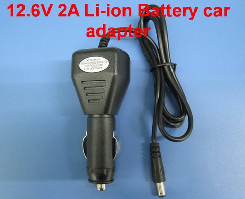 1PCS High Quality 12.6V 2A 2000mA car Charger 12.6v 2a 2000mA Li-ion Battery car adapter Power supply For lithium battery ► Photo 1/1