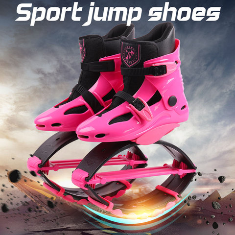 Women Kangaroo Jumping Shoes Outdoor Bounce Boots Sports Sneakers Jump Shoes Fitness Shoes For Girls Pink Size 17/18 ► Photo 1/6