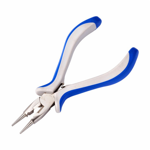 Carbon Steel Polishing Jewelry Pliers for Jewellery Making DIY  Handmade Tools Round Nose Pliers 130x70x18mm F70 ► Photo 1/6